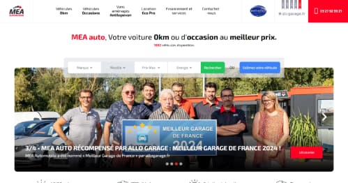Interface de gestion de concession automobile Autoflw